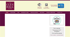 Desktop Screenshot of cleyhall.com